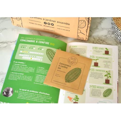 Coffret jardinage mon petit apéro - mon petit coin vert