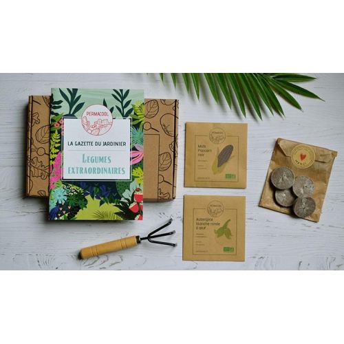 Kit de jardinage mensuel écologique pour débutants avec surprises