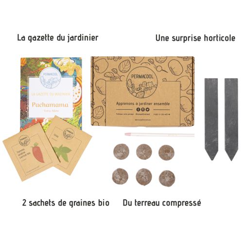 Abonnement jardinage bio 6 mois avec graines et guides pour débutants et experts