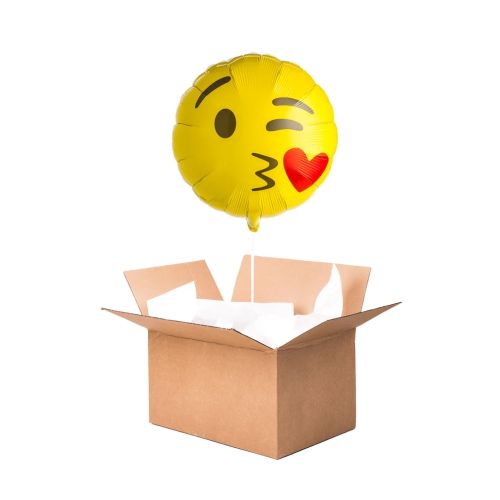 Ballon Emoji clin d’œil gonflé à l'helium  