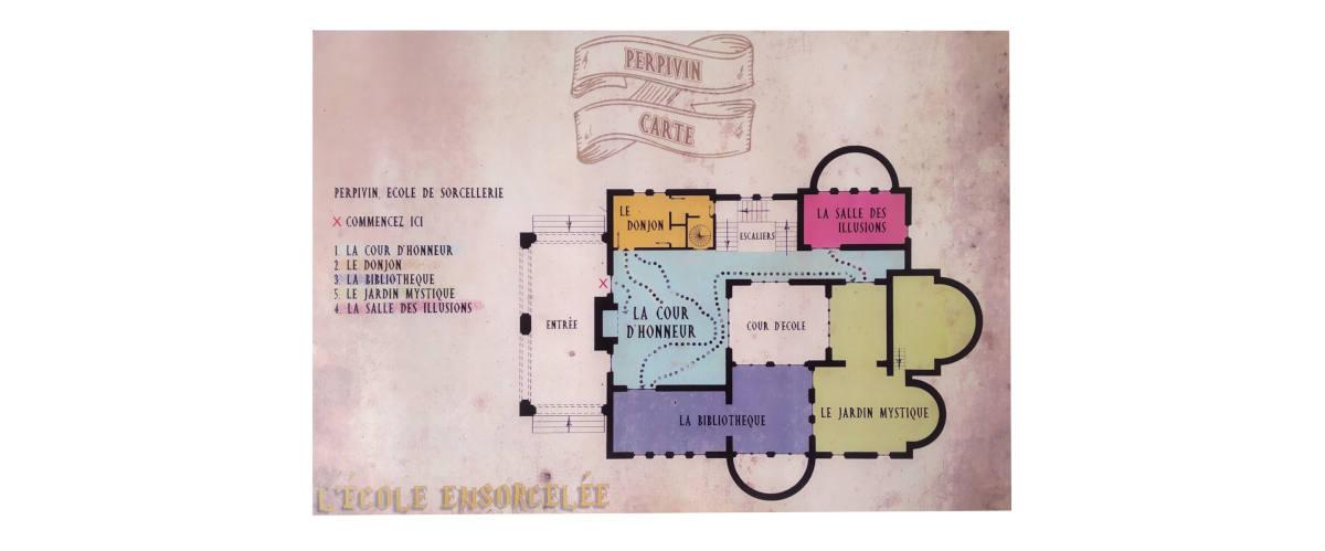 escape game ecole ensorcelée plan