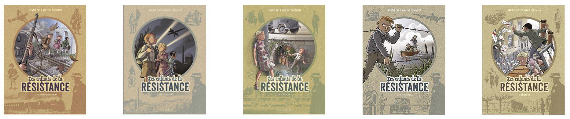 Les enfants de la résistance tomes 2 à 6