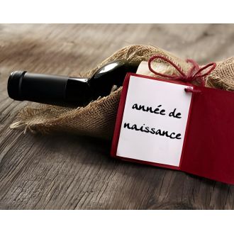 Bouteille de grand vin millésime spécial 30ème anniversaire