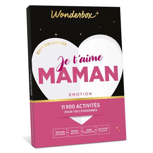 Box Spéciale Fête des Mères avec choix de 11900 activités