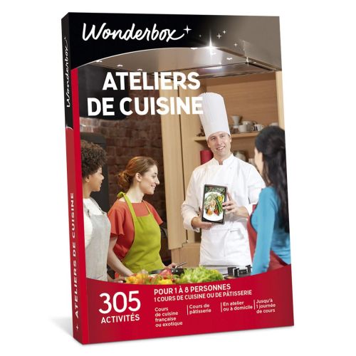 Cadeau épicurien : Coffret Atelier Culinaire personnalisé avec chef renommé.
