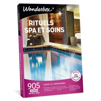 Coffret cadeau Wonderbox Rituels spa oriental, détente et relaxation, séance bien-être avec hammam, sauna, soins personnalisés. Cadeau parfait pour toutes occasions.