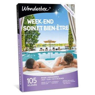 Coffret cadeau week-end bien-être dans hôtels de luxe France avec soin spa.