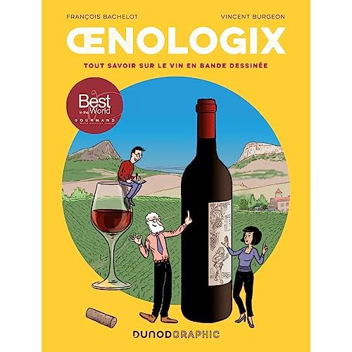 Livre illustré sur l'œnologie, cadeau idéal pour passionnés de vin.
