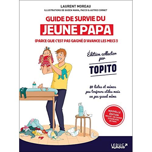 Listes humoristiques pour aider papa à survivre - Idée cadeau de naissance