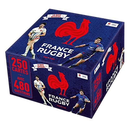 Quiz officiel France Rugby, cadeau idéal pour passionnés du XV de France, convivial et éducatif