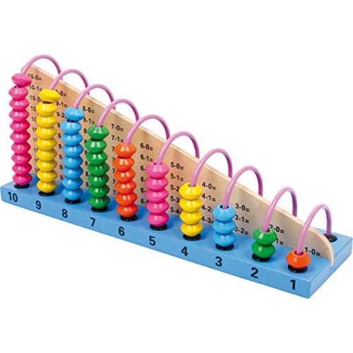 Jeu en bois Small Foot - Boulier éducatif pour enfant de 6 ans.