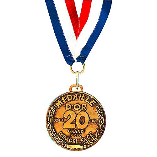 Médaille humoristique pour anniversaire avec discours inclus