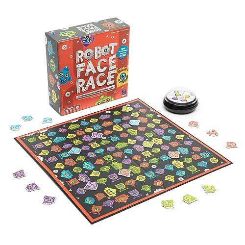 Jeu Robot Face Race pour enfants, divertissement familial rapide et amusant.