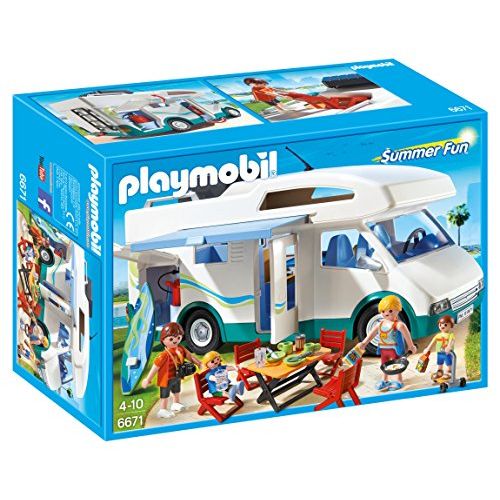 Impressionnant camping-car familial Playmobil : une idée cadeau incontournable pour les enfants de 4 ans et plus.