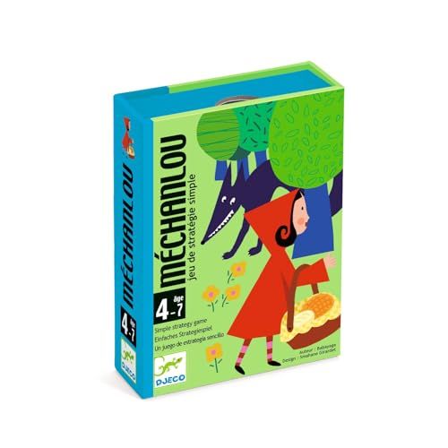 Jeu de cartes Méchanlou inspiré du Petit Chaperon Rouge pour enfants 5-7 ans