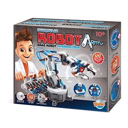 Bras de robot hydraulique avec pince pour enfants constructeurs