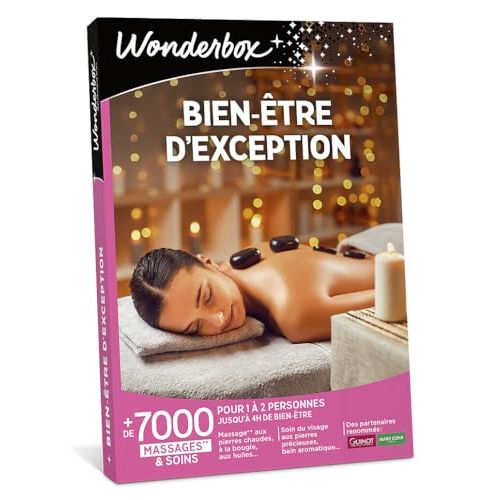 Wonderbox Saint-Valentin luxe, 7000 soins exclusifs pour un moment de bien-être mémorable.