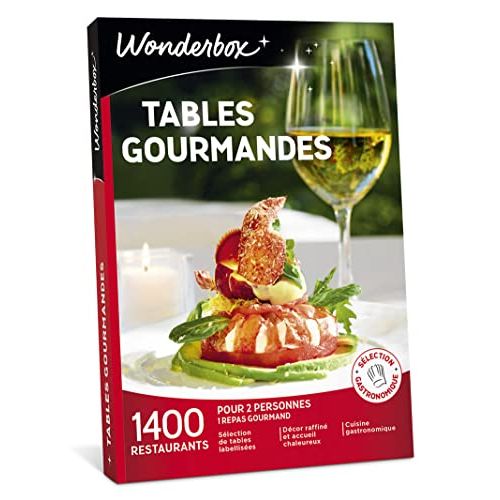 Couples dînant romantiquement grâce à Wonderbox Tables gourmandes
