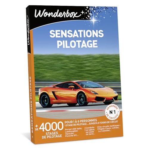 Coffret sensation conduite sportive - Initiation adrénaline au volant.