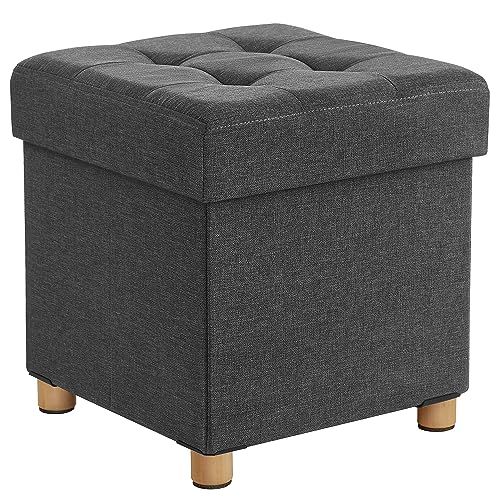 Pouf coffre de rangement Songmics élégant et fonctionnel pour un intérieur ordonné et stylé