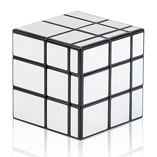 Rubik's Cube Miroir sans couleurs pour développement cognitif et plaisir.