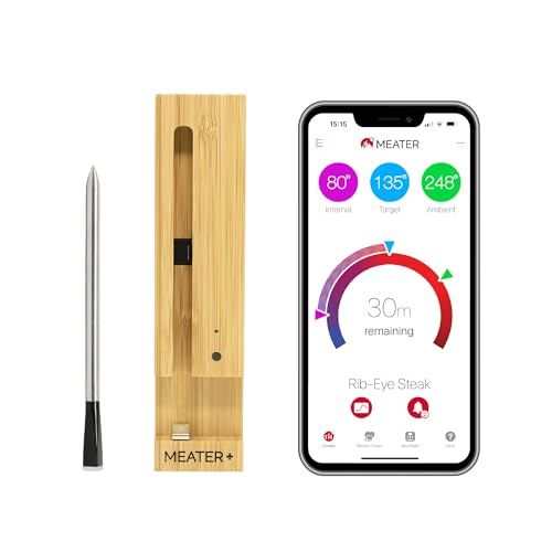 Thermomètre de cuisson sans fil connecté pour barbecue et cuisine