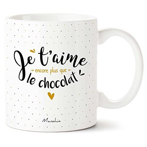 Mug chocolat émotionnel, cadeau pratique pour exprimer l'amour au quotidien