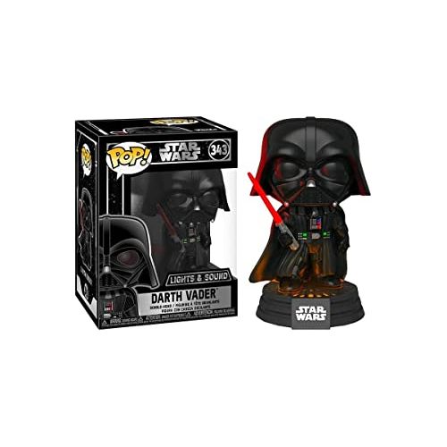 Figurine Pop Dark Vador avec sabre laser lumineux