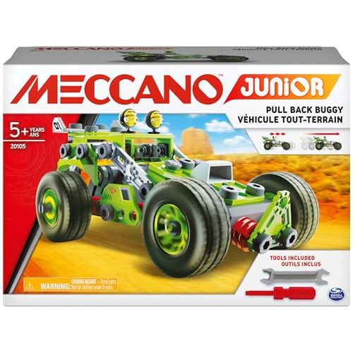 Cadeau éducatif : voiture à friction Meccano Junior pour créativité et apprentissage ingénierie dès 5 ans
