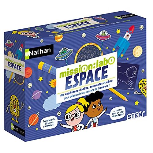 Kit Scientifique Nathan pour découvrir l'espace en famille, expériences éducatives