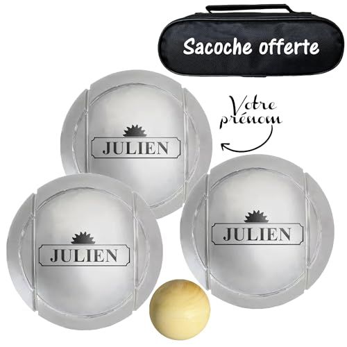 Jeu de boules de pétanque personnalisées pour la retraite