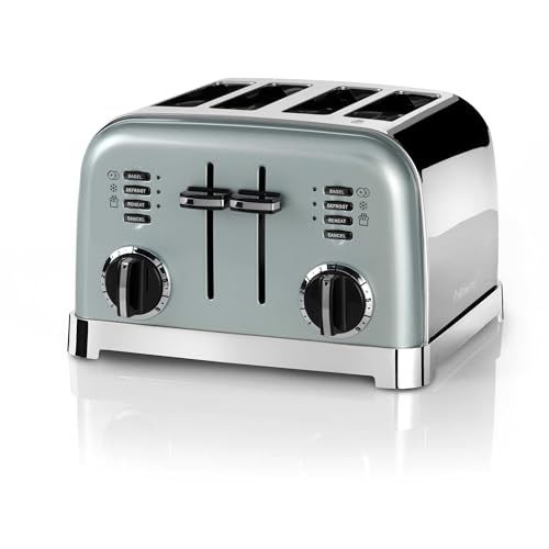Grille-pain vintage années 50 élégant et fonctionnel pour petit déjeuner personnalisé.