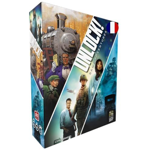 Jeu de société Unlock! escape room maison, stimulant l'esprit pour des expériences collaboratives uniques.