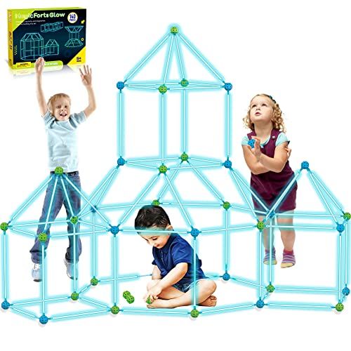 Kit construction phosphorescent enfant 4 ans, créativité magique jours pluvieux, cadeau anniversaire idéal éducatif amusant