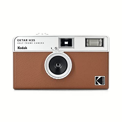 Appareil photo argentique Kodak H35 rétro, compact, pour passionnés de photographie nostalgique.