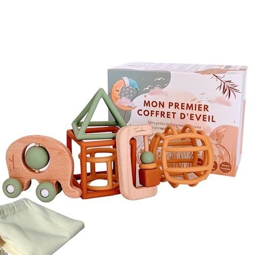 Ensemble de jouets éducatifs et durables pour stimuler le développement sensoriel des tout-petits