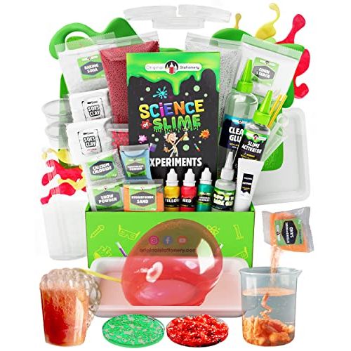 Coffret créatif pour réaliser du Slime coloré, idéal pour enfant de 7 ans