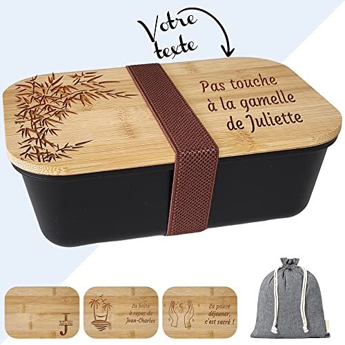 Lunch box personnalisable, cadeau unique alliant esthétique et fonctionnalité, geste attentionné et pratique.