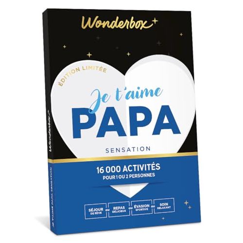 Coffret cadeau Wonderbox Je t'aime Papa sensation