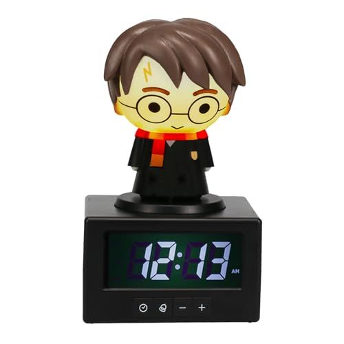 Réveil Harry Potter décoratif avec veilleuse et mélodies magiques pour enfants