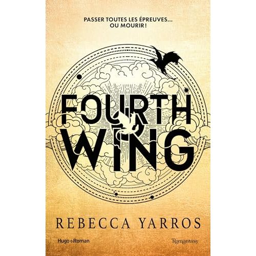 Roman captivant Fourth Wing de Rebecca Yarros, cadeau idéal pour lectrices aventureuses de 17 ans.