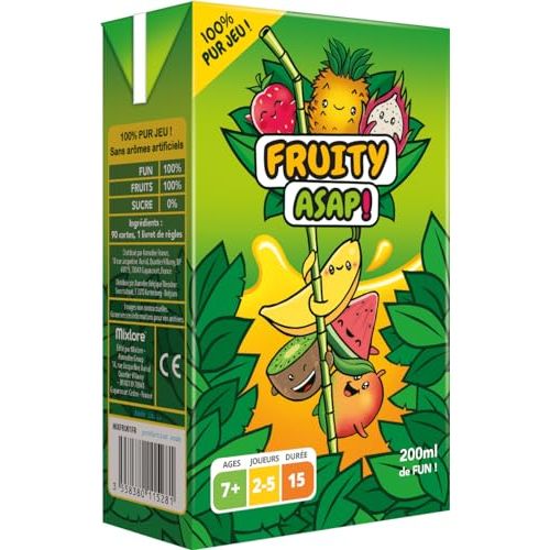 Jeu de cartes éducatif Fruity Asap! pour enfants et famille par Asmodee