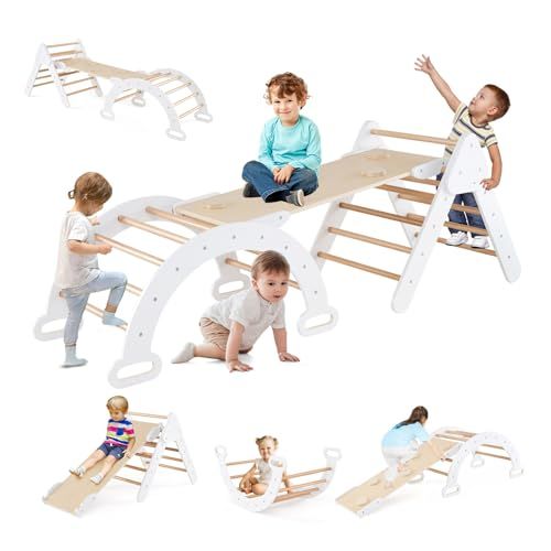 Arche d'escalade pour petits aventuriers, développement moteur et exploration créative pour enfants 1-3 ans